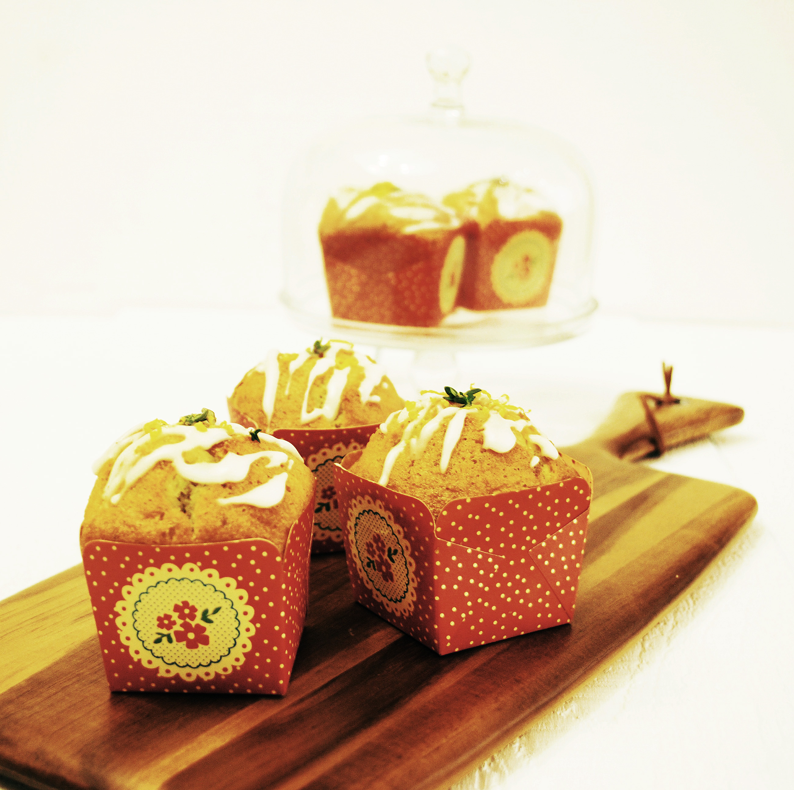 lemon and thyme box cakes